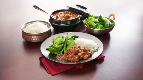 Aromatic slow-cooked beef curry