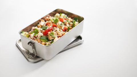 healthy healthy mediterranean style bowl recipe recipe Mediterranean Style Bowl