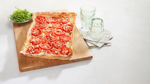 healthy healthy seasonal vegie tart recipe recipe Seasonal Vegie Tart