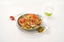 BBQ chicken slaw bowl