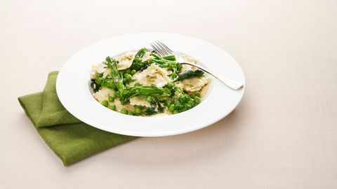 healthy healthy green on green pasta recipe recipe Green on Green Pasta