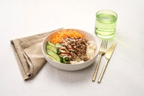 Honey soy beef bowls