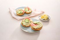 Salmon bagels