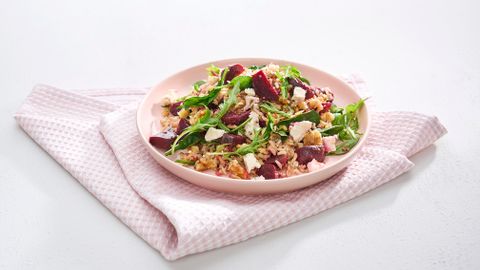 healthy healthy beetroot and grain salad recipe recipe Beetroot and grain salad