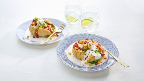 healthy healthy speedy stuffed potato recipe recipe Speedy stuffed potato