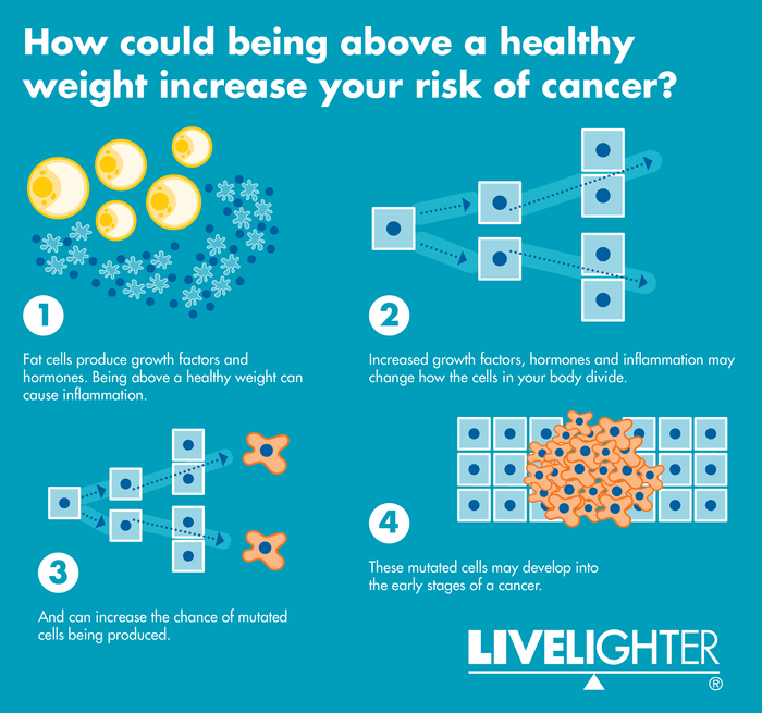 How does toxic fat increase cancer risk