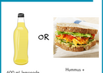 Lemonade vs a sandwich