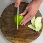 slicing apple for monster