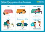 winter olympics armchair exercises