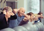 Older adults exercising 