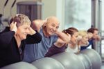 Older adults exercising 
