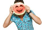 Watermelon face