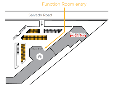 Map of media launch venue