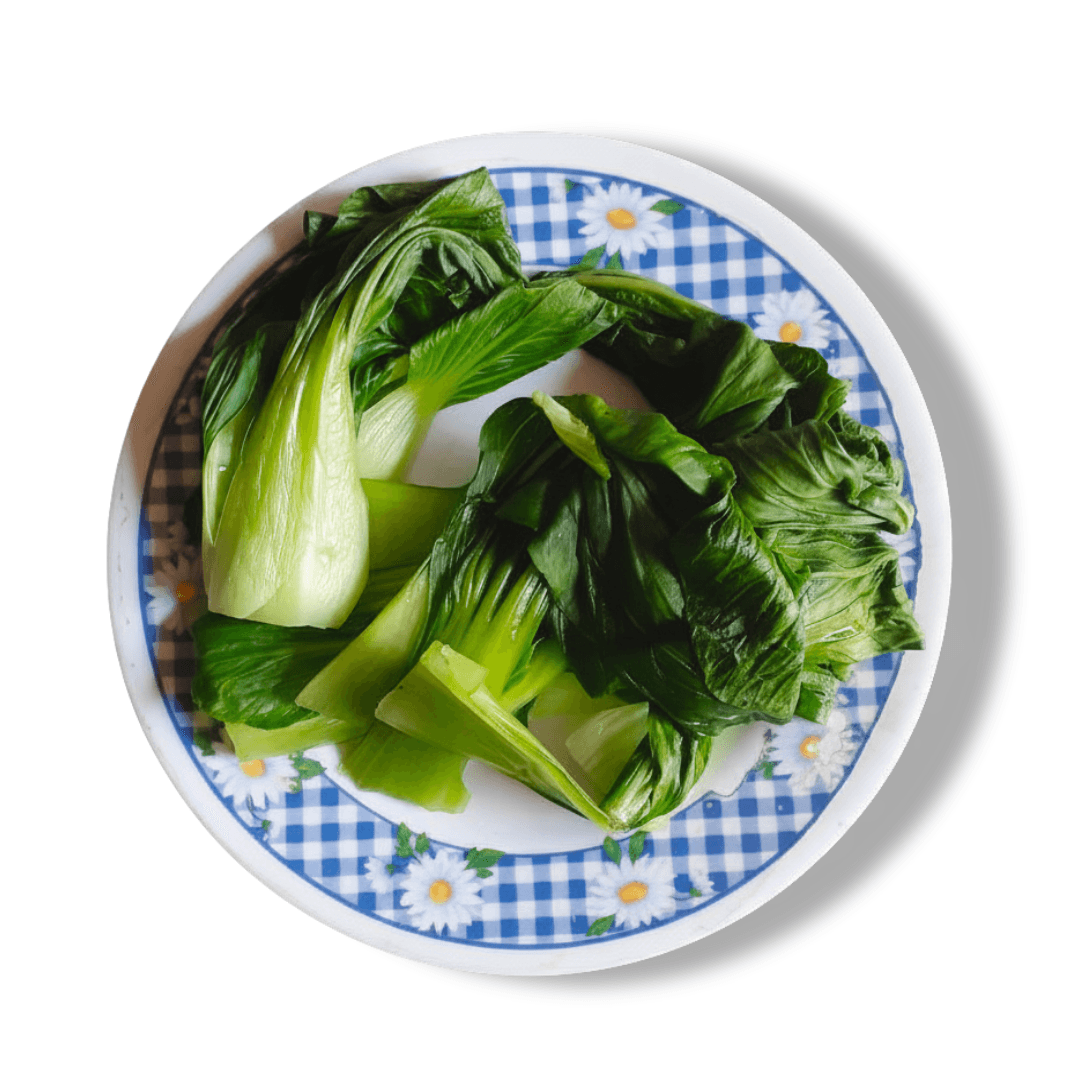 cooked bok choy