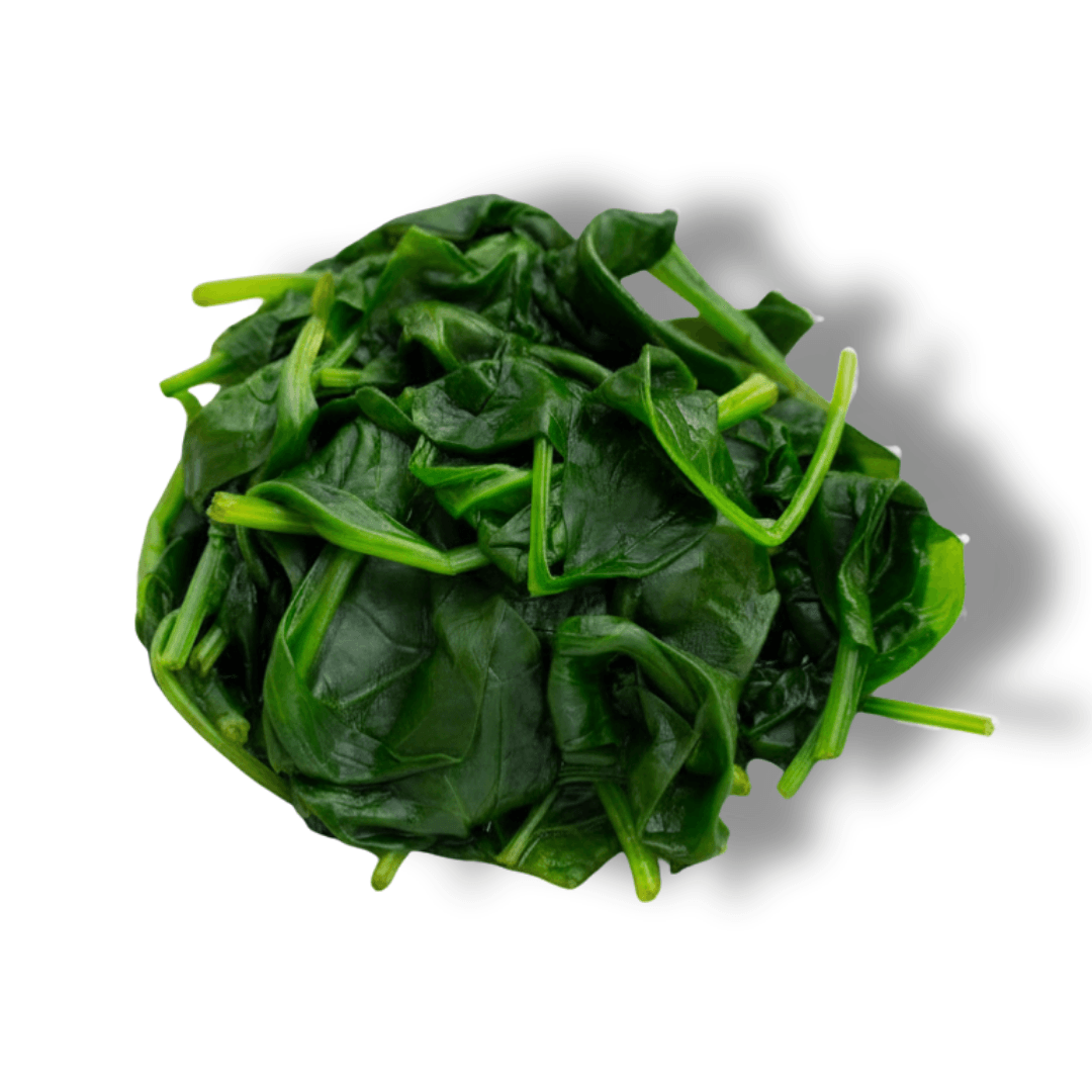 cooked spinach