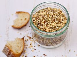 Homemade dukkah