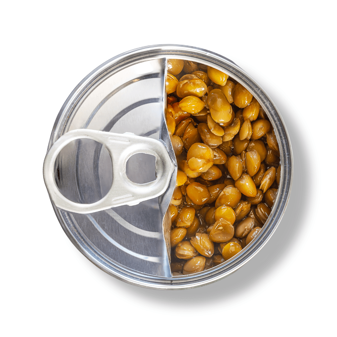 tin of lentils