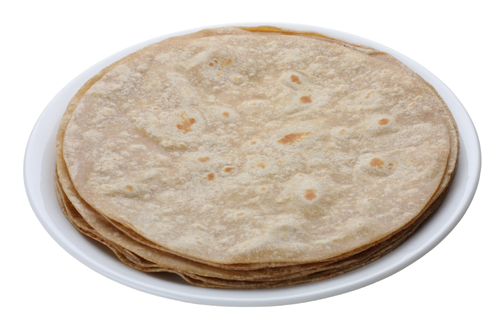 Wholemeal or grainy tortillas