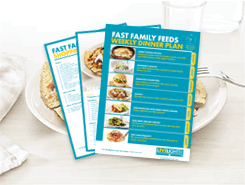 Fast Family Feeds meal plan
