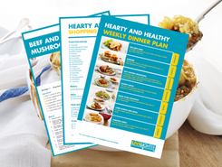 Hearty and healthy meal plan