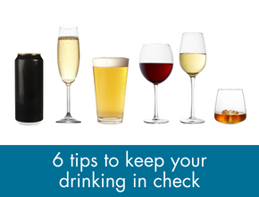 Click here for our top tips to keep your drinking in check over the festive season