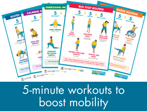 Boost your flexibility and mobility with these 5 minute workouts