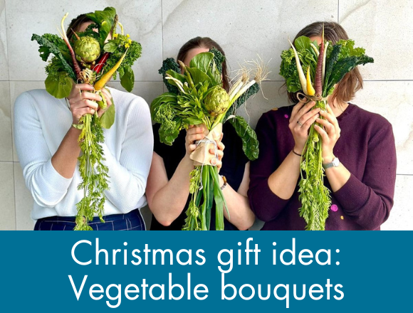 Vegetable bouqets are a fun and creative gift idea