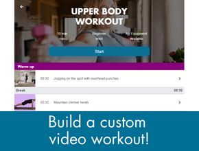 Try our brand new workout builder