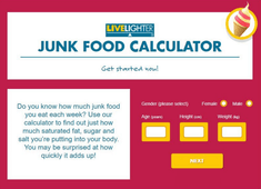 Junk food calculator