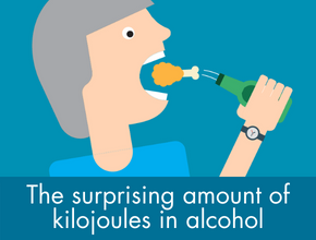 Click here to learn about the surprising amount of kilojoules in alcohol