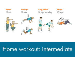 Click here to download our intermediate home workout program