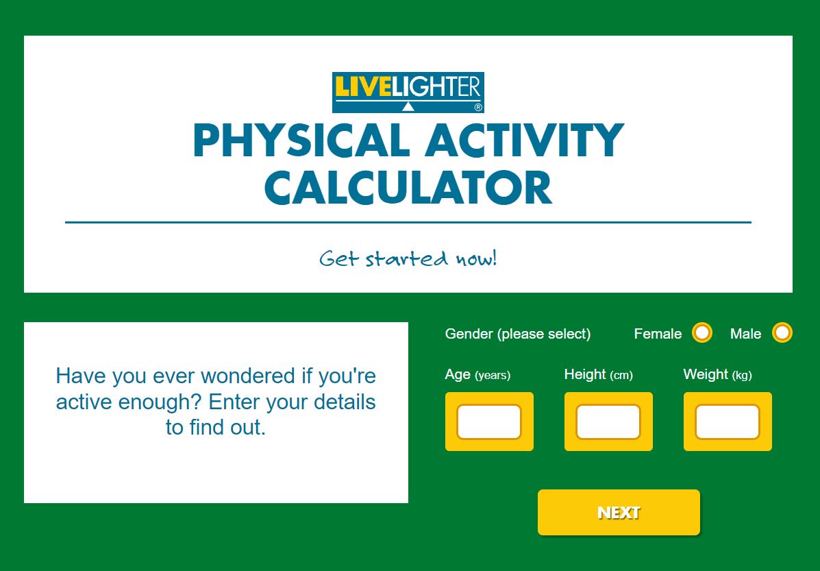Physical Activity Calculator