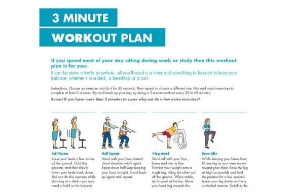 3 minute workout