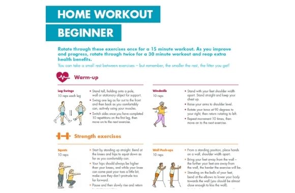 Home strength workout beginner