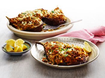 Morrocan baked eggplant