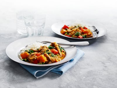 Thai red beef curry