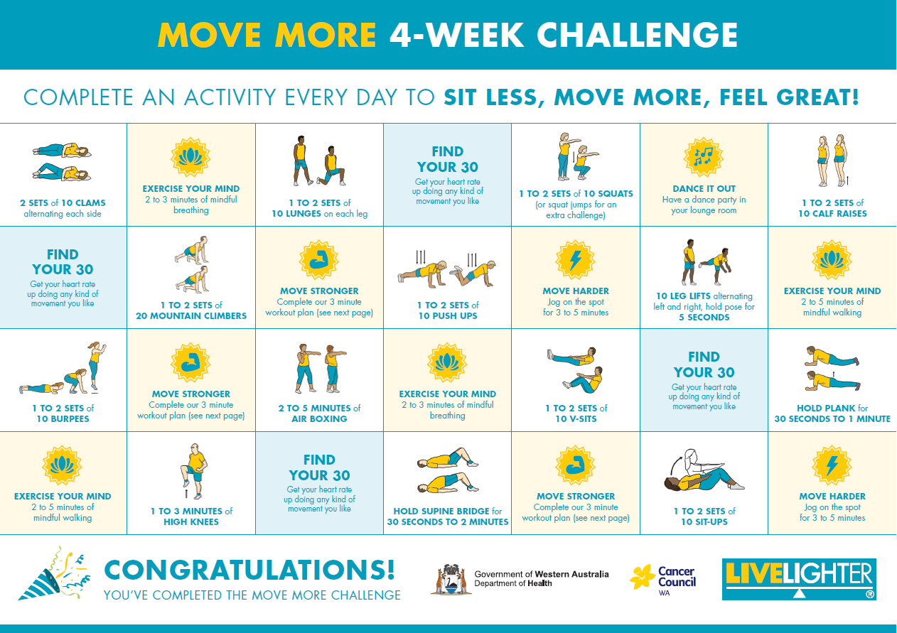 Move More 30 day challenge