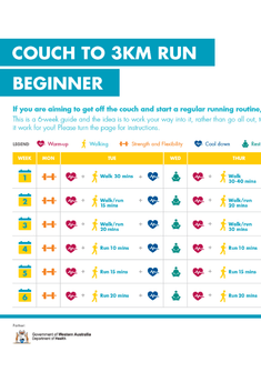 Couch to 3km run