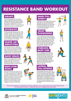 Resistance band workout