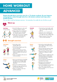 Home workout advanced
