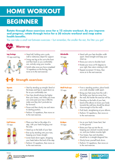 Home workout beginner