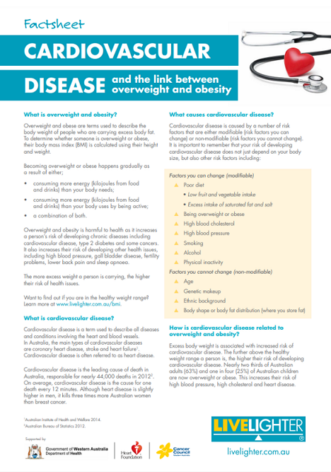 Cardiovascular Disease factsheet thumbnail