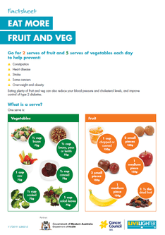 Go For 2 Fruit and 5 Veg factsheet thumbnail