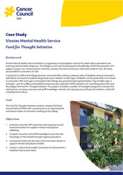 Case study: Vinnies Mental Health Service Food for Thought Initiative pdf thumbnail