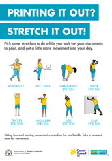 Stretch it out nudge poster