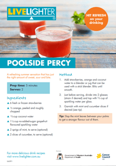 Drink recipe cards