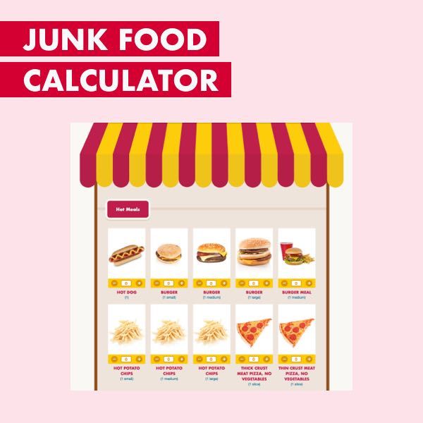 Junk food calculator